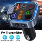 Wireless Fm Transmitter Car Adapter Type-c Pd 20w  Qc3 0 Fast Usb Charger Pd20w