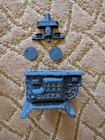 Antique Miniature Queen Cast Iron Wood cook Stove 