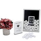 Wedding Guest Book Alternative  Registry Item 12x16 Picture Frame  70 Pcs White