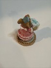 Wee Forest Folk Retired Miniature Figurine M-224 Party Girl  ap  1997