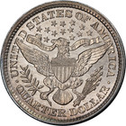 1893-p Barber Quarter Nice Unc Great Eye Appeal Strong Strike