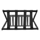 Foldable Luggage Rack W  Shelf Travel Suitcase Shoe Storage Holder Bamboo Stand