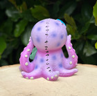 Furrybones Purple Octopee With Fish In Skeleton In Octopus Costume