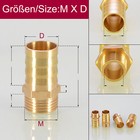 Hose Barb 1 8  1 4  Male Npt Brass Pipe Fitting Npt Thread Gas Fuel Water Air