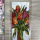 Vtg Bookmark Lot Religious Floral Magnifying Window   Floral Bouquet Bookmark