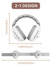 Adjustable Baby Noise Reduction Earmuffs Infant Toddler Hearing Protection 2-in-