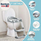 Potty Training Toilet With Step Stool Ladder  Toddler Kids Potty Training Seat F