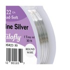 22 Gauge  999 Fine Silver Wire  Dead Soft  Round  1 Troy Oz  30 Ft  22 Gauge