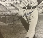 Joe Dimaggio Signed Oval 10x14 Vintage  Photo Jsa  loa Authentic Autograph