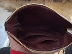 Coach Crossgrain Leather Corner Zip Wristlet Taupe Women s Wallet
