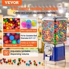 Vevor 17 h Gumball Machine Vending Coin Bank Vintage Candy Dispenser Pc Bule