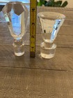 Nice Condition Lot Of 6 Glass Decanter bottle Stoppers Vintage Blown Glass