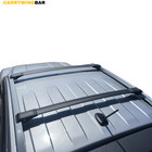 Fit Honda Pilot 2009-2015   Roof Rack Carrier Cross Bars Black Alu Pair