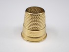 Thimble 1976 U s  Gold Tone Enamel Vernon Mark American Eagle Design 1776-1976