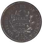 1808 Draped Bust Half Cent   Good Details