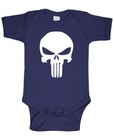 Hero Skull - Unisex Cotton Romper Baby Bodysuit