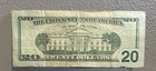 2013  20 Dollar Bill In Good Condition With Serial Number 00133133 - 4 Of A Kind