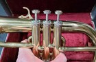 Brand New Bb Flugelhorn Brass Lacquered Gold Musical Instrument With Case