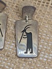 Hopi Sterling Shadow Box Earrings Kokopelli Kachina Martin   Denise Stecher