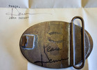 John Denver Signed Letter And Belt Buckle  1979 Original