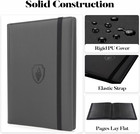 Trading Card Binder 9 Pocket   Pu Cover Card Collection Binder For 360 Cards  Pr