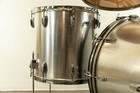 1980s Ludwig Brushed Silver  big Beat  Drum Set