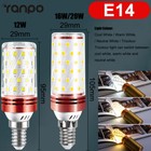 Led Corn Light Bulbs E27 E14 Screw Lamp 12w 16w 18w 110v 220v Tricolor Dimming
