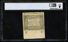 Connecticut 40 Shillings May 10  1775 Uncancelled Pcgs Ch  Unc 63 Finest Known