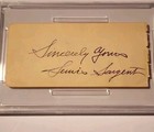 Lewis Sargent Signed Psa Dna Actor Autograph Auto Huckleberry Finn Oliver Twist