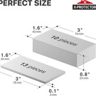 Headboard Stoppers For Wall - 23 Pcs Pack  White - Size  Assorted  White