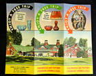 Two Vintage Van Briggle Pottery Studio Brochure   Map Foldout
