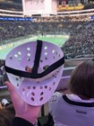 La Kings 60th  Anniversary Silver Metallic Full Face Ice Hockey Goalie Mask