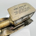 1970 s Vintage Banthrico Cast Metal Coin Bank 1926 Ford Car Brass Finish Usa