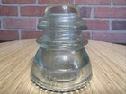 Antique Hemingray 42 Clear Glass Insulator - Vintage