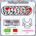 Denylo Pro 8 Pcs Christmas Diamond Art Coasters Kit W  Holder Diy Holiday Decor