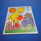 Vintage Playskool Wooden Puzzles   A Day At The Library 1994   Big Bird 1988