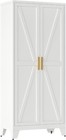 Cofar 71  Farmhouse Metal Storage Cabinet  steel File Cabinet For Home kitchen