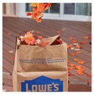 10-pack Lowes Heavy Duty Large 30-gallon Paper Lawn Garden Refuse Trash Bags