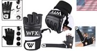 X-large Leather   Neoprene Martial Arts Sparring Gloves - Perfect Grip   Safety