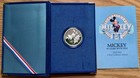 1988 Disney Mickey 60 Years With You Steamboat Willie 1 Oz  999 Silver Proof Coa
