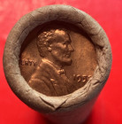 1958-p Obw Old Bank Wrap Roll Bu Uncirculated Lincoln Wheat Cent Pennies