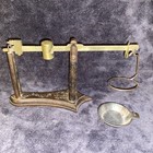 Antique Fairbanks Grain Apothecary  Balance Scale With Pan Patent April 23  1878