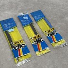 Vintage Bic Clic Pens Medium Point Ball Pens Black Ink Movie Prop Nos Lot Of 3