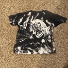 Iron Maiden Vintage T-shirt 1992 All Over Print Made In Usa Size Extra Large Xl 