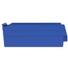 30130 Plastic Nesting Shelf Bin Box 12inch X 61 2inch X 4inch Blue 12pack