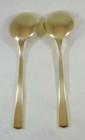 Vintage Dirigold Dirilyte Goldware Empress Flatware Silverware Gumbo Soup Spoon