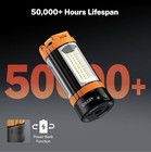 Ogery Rechargeable 10000mah Camping Light With Stand 6 5 Ft Max Height  Cordless