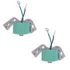 2pcs Ignition Coil Compatible With Omc Johnson Evinrude Outboard 1 5hp-40hp