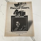 Giant 11by14 5  Magizine Ad Flyer F h Michael Jackson 1975 Forever Yours