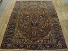 Antique Heriz Rug 7 4  X 11